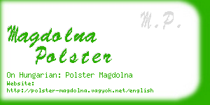 magdolna polster business card